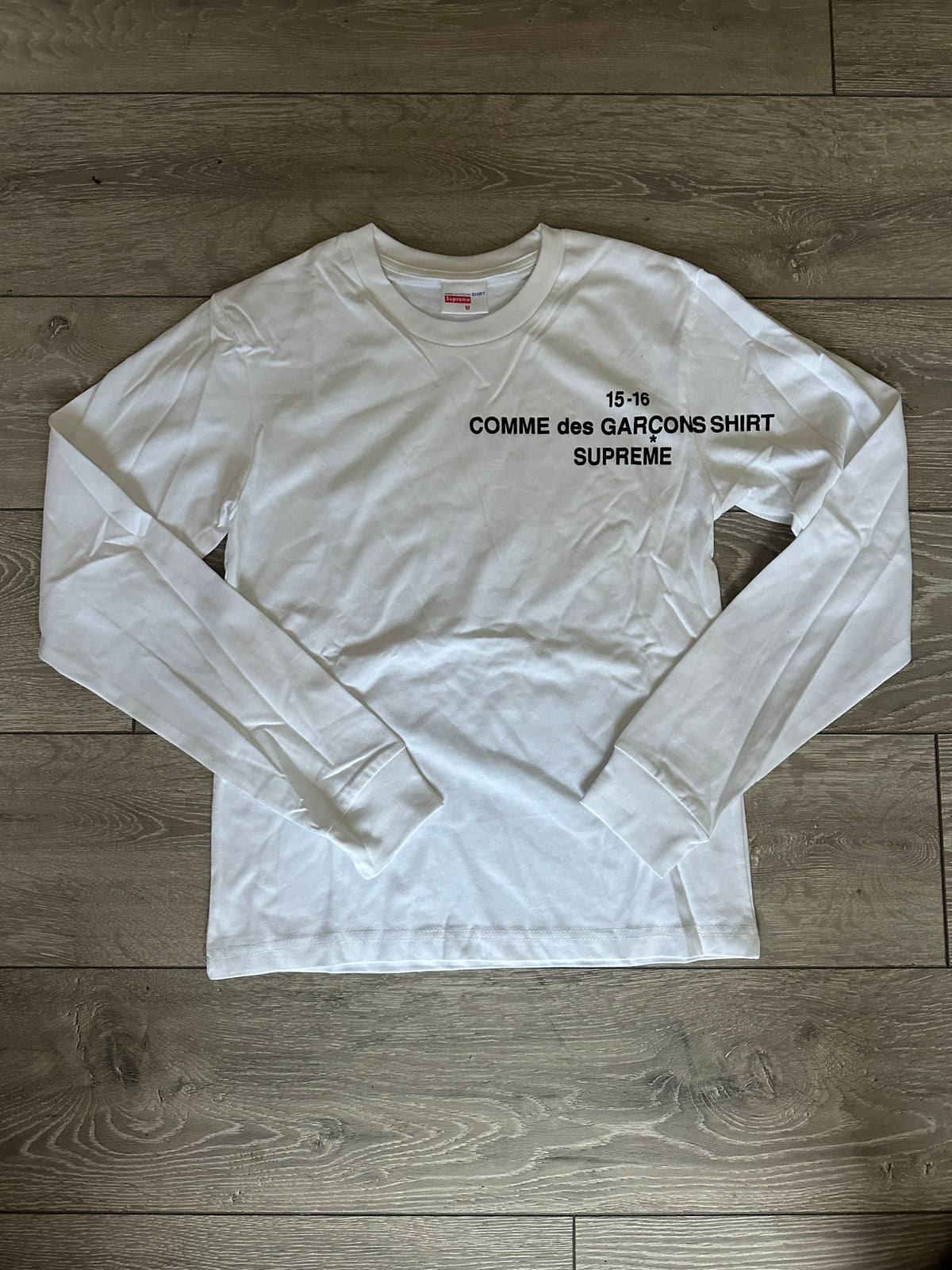 SUP × CDG Long-sleeve
White T-Shirt