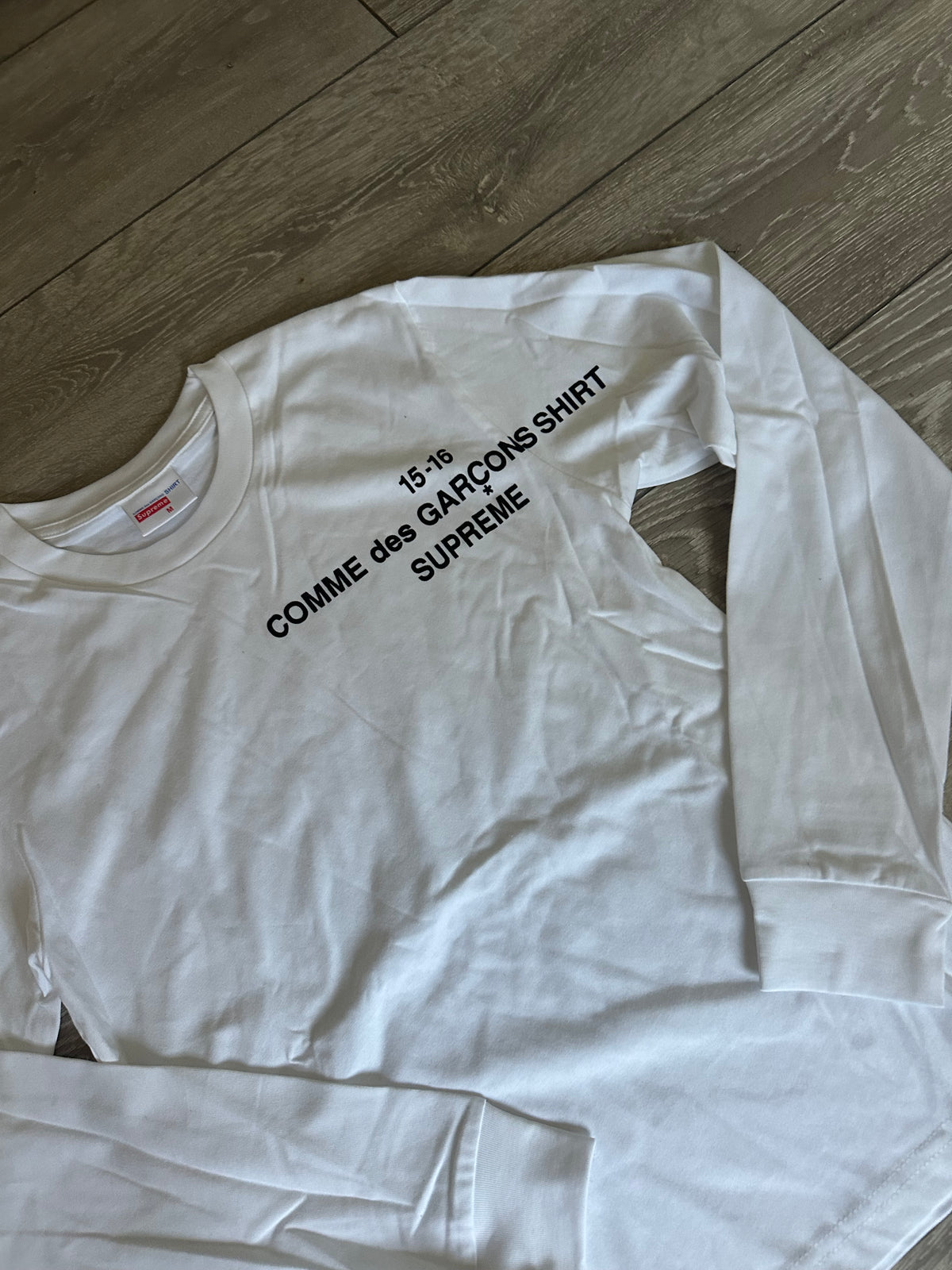 SUP × CDG Long-sleeve
White T-Shirt