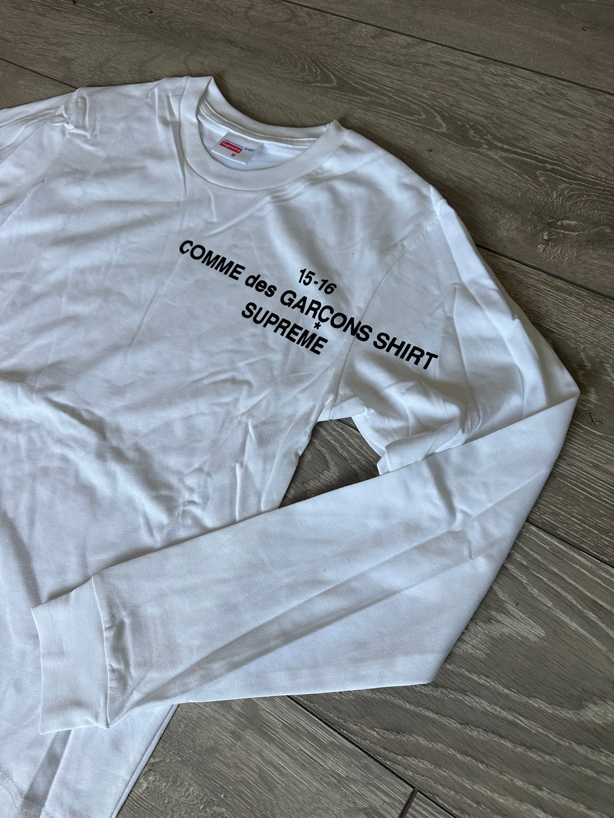 SUP × CDG Long-sleeve
White T-Shirt