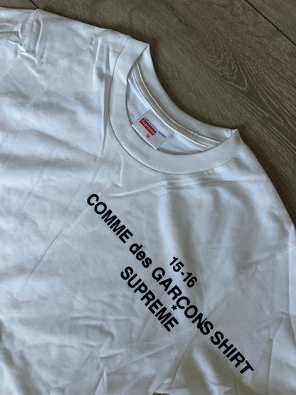 SUP × CDG Long-sleeve
White T-Shirt