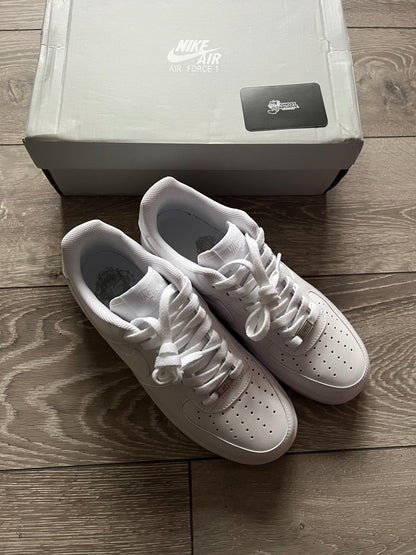 White Airforce 1s